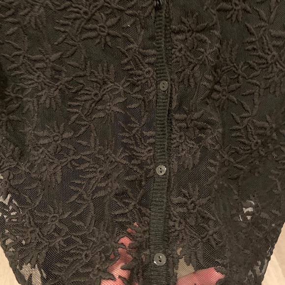 Zara lace embroidered cardigan - Picture 2 of 4
